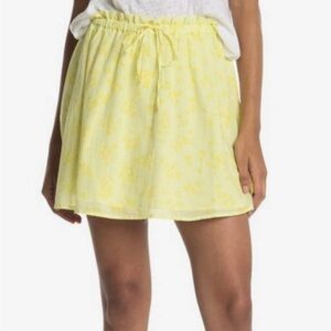 Abound Moxie Floral Cotton Mini Skirt Juniors Size Large